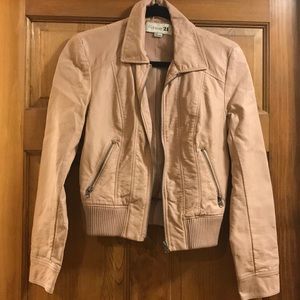 Faux leather jacket, S